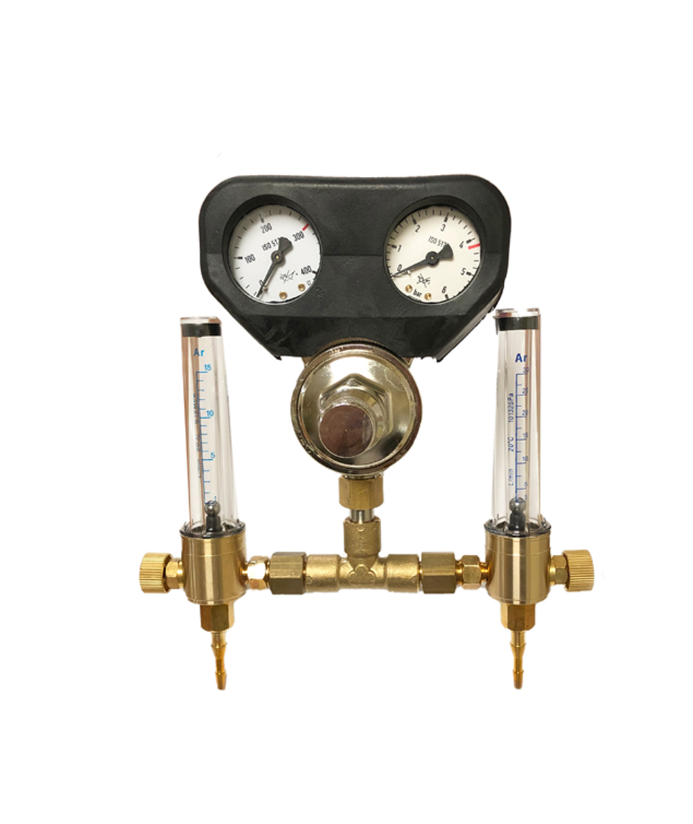 Manodétendeur débilitre Argon / CO2 Zéphyr avec double rotamètres 15 et/ou 30 L/Min