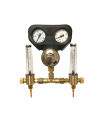 Manodétendeur débilitre Argon / CO2 Zéphyr avec double rotamètres 15 et/ou 30 L/Min
