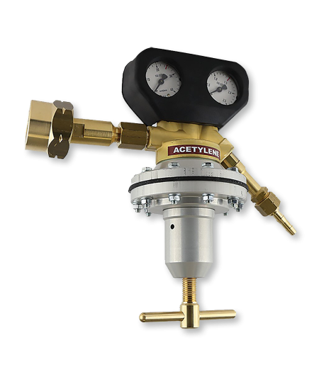 Manodétendeur Acétylène Zéphyr grand débit 2.5/40 Bars pour cadre