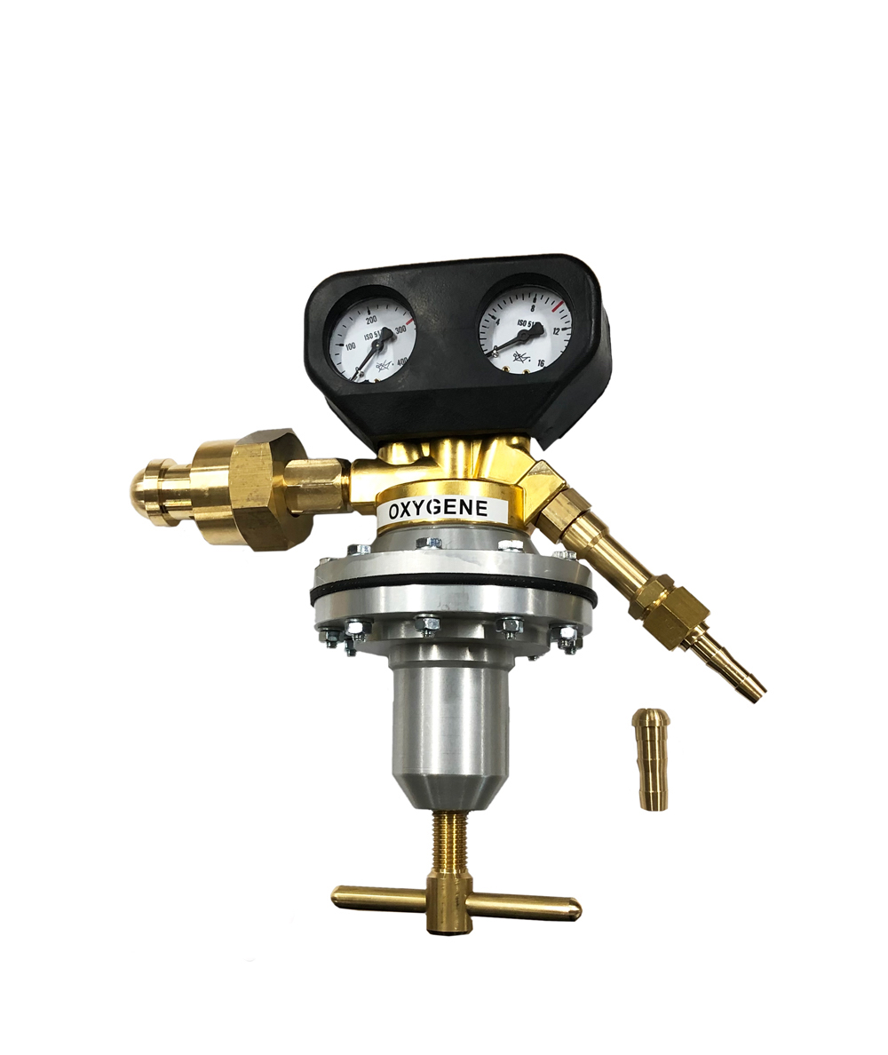 Manodétendeur Oxygène Zéphyr grand débit 16/400 Bars pour cadre
