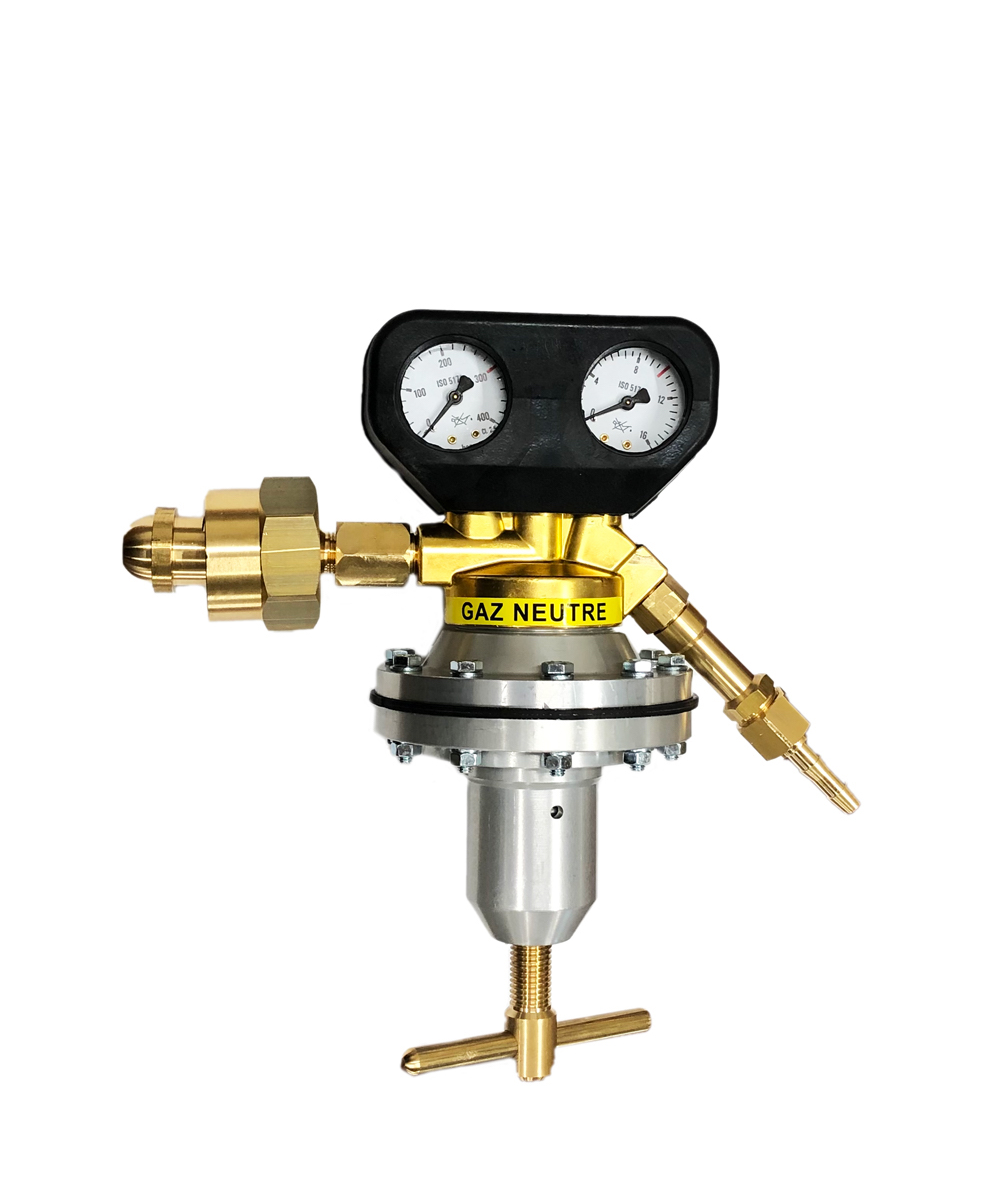 Manodétendeur Gaz-neutres Zéphyr grand débit 16/400 Bars pour cadre