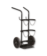 Chariot en acier pour bouteille de gaz oxygène / acétylène type B20 et B50