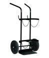 Chariot en acier pour bouteille de gaz oxygène / propane type B50 / 35kg