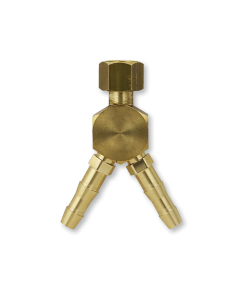 Raccord Y double liaison répartiteur de gaz pour manodétendeur