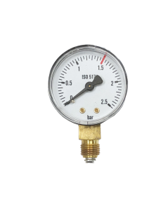 Manomètre 2.5 bars diamètre 50mm pour manodétendeur acétylène / propane