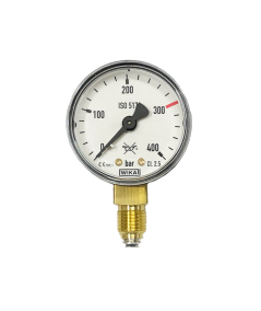 Manomètre 400 bars diamètre 50mm pour manodétendeur oxygène et gaz neutres