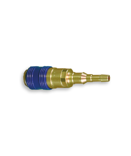 1/2 raccord rapide femelle Oxygène ou Gaz (acétylène, propane…)  pour tuyaux Ø6.3x12 et 10x17