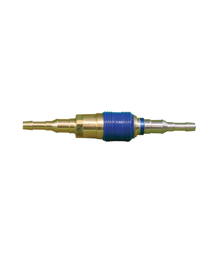 Raccord rapide complet Oxygène ou Gaz (acétylène, propane…)  pour tuyaux Ø6.3x12 et 10x17