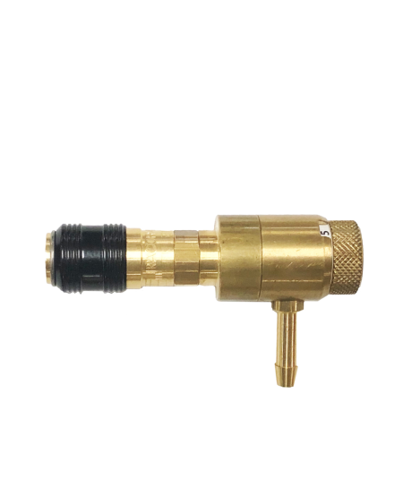 Régulateur de débit de gaz pour bouteille gaz neutres avec détendeur intégré