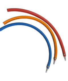 Manchettes tuyaux soudage ø10x17 Oxygène / Gaz pour chalumeaux avec raccords rapides