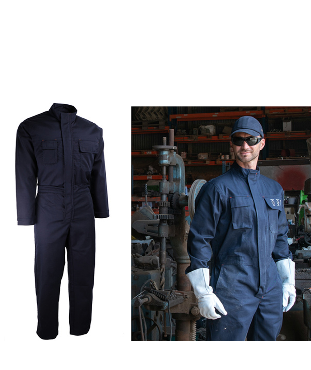 Combinaison de soudeur ignifugée bleu marine