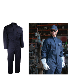 Combinaison de soudeur ignifugée bleu marine