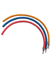 Manchettes tuyaux soudage ø6.3x12 Oxygène / Gaz pour chalumeaux avec raccords rapides