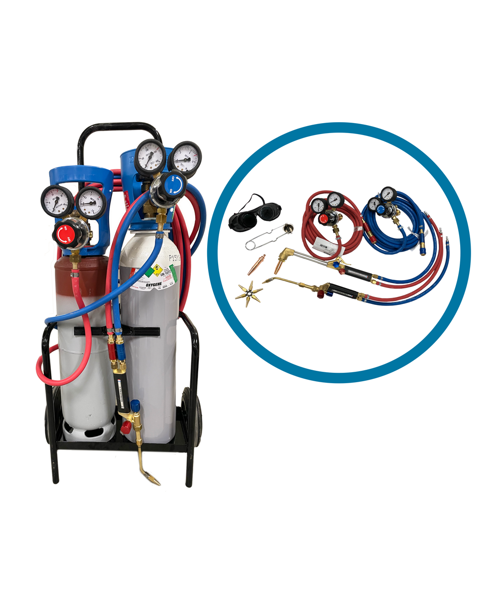 Poste de soudage et coupage Oxygène / Acétylène type "Oxyflam"