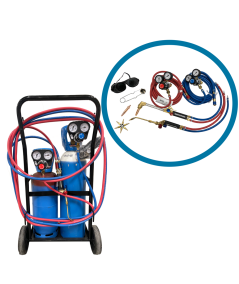 Poste de soudage et coupage Oxygène / Acétylène type "Rollerflam"