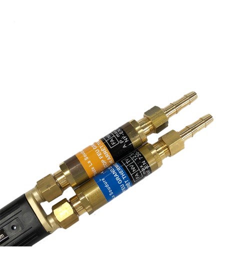 Clapet anti-retour stop feu grand débit avec arrêt thermique pour chalumeaux