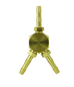 Raccord Y double liaison répartiteur de gaz pour tuyau