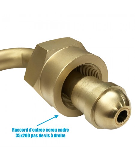 Té haute pression pour cadre bouteilles oxygène