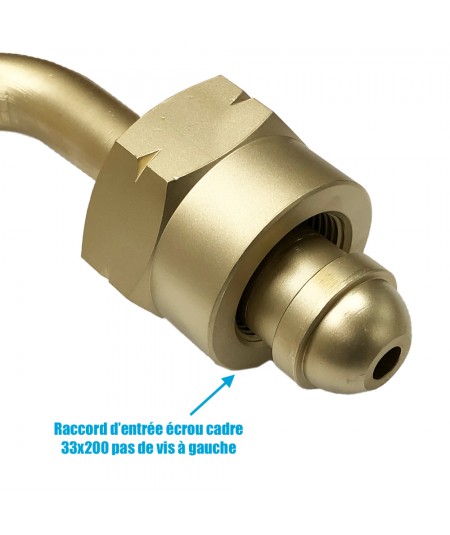 Té haute pression pour cadre bouteilles acétylène