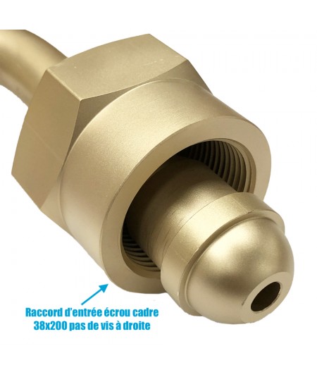 Té haute pression pour cadre bouteilles gaz neutres