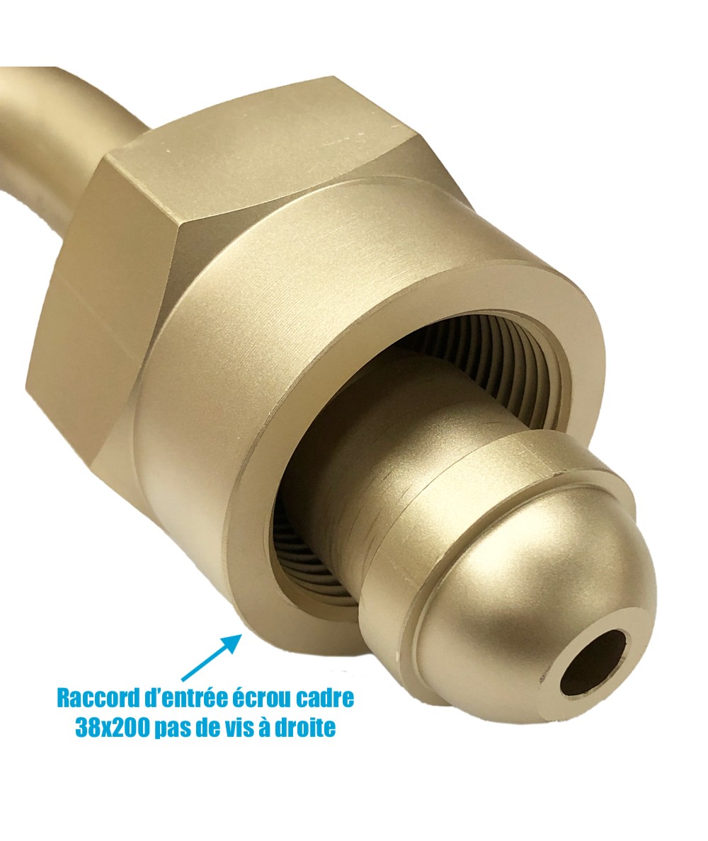 Té haute pression pour cadre bouteilles gaz neutres