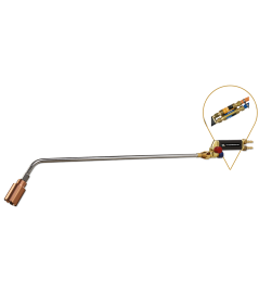 Chalumeau chauffeur Vulcain 3 lance 700 mm avec clapet Anti-Retour Grand Débit Oxygène / Propane (GPL)