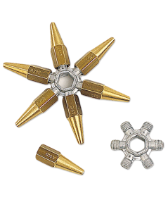 Clé porte buses N°0 avec 7 buses Acétylène pour soudeur type Eclair 0