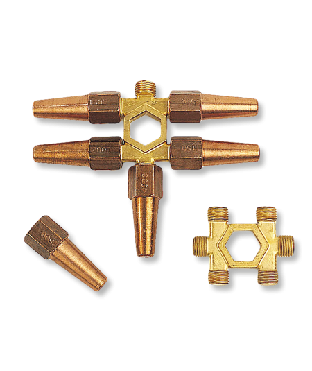 Clé porte buses N°2 avec 5 buses Acétylène pour chauffeur Vulcain 2