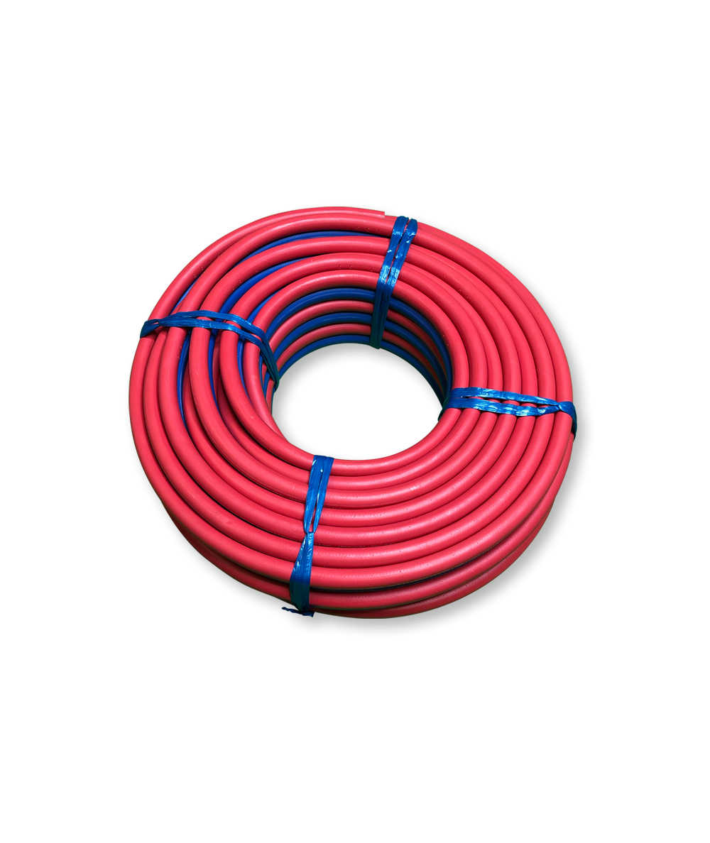 Couronne de tuyau de soudage oxygène et acétylène Ø6.3x12 ou Ø10x17 en 20 ou 40 mètres