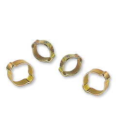 Sachets de 10 colliers à oreilles en inox pour tuyaux de soudage ø6,3x12 ou ø10x17