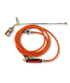 Equipement avec chalumeau étancheur en inox